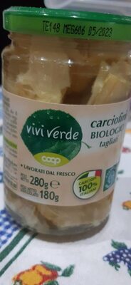 Carciofini biologici tagliati