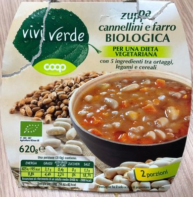 Zuppa cannellini farro Biologica