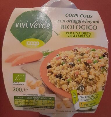 Cous cous con ortaggi e legumi