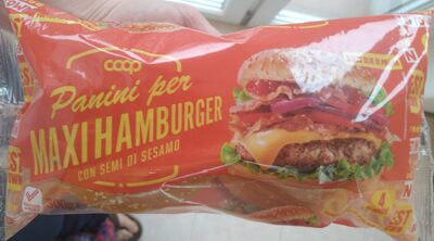 Panini per hamburger con semi di sesamo
