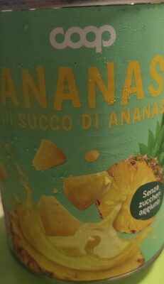 ananas in succo di ananas