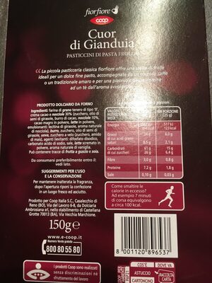 Susenky ingredients label