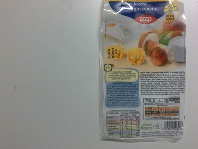 Tortellini freschi con funghi porcini