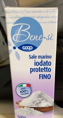 Sale marino iodato protetto fino