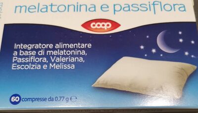 Melatonina e passiflora integratore alimentare