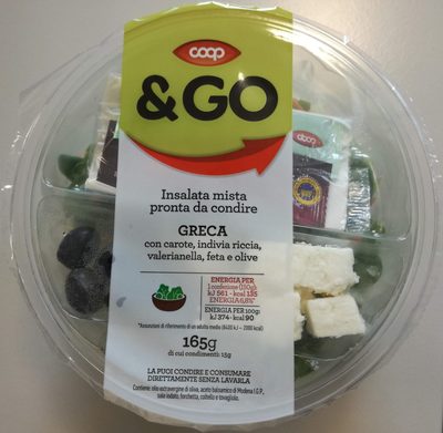 Insalata mista pronta da condire GRECA