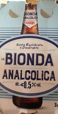 Birra bionda analcolica