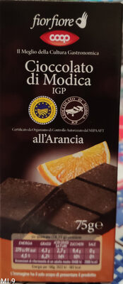 Cioccolato di Modica IGP all'arancia