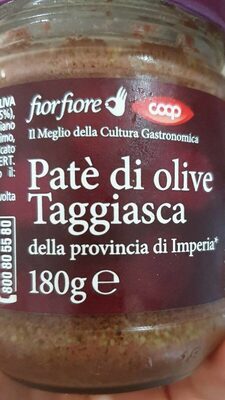 Patè di olive taggiasca front packaging