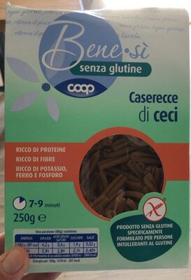 Caserecce di ceci front packaging