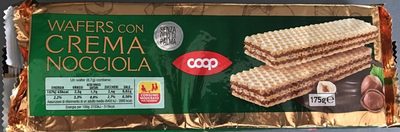 Wafers con crema nocciola