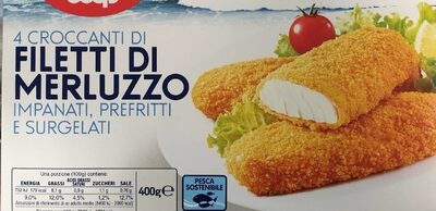 Filetti di merluzzo  impanati