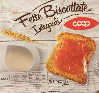 Fette biscottate integrali