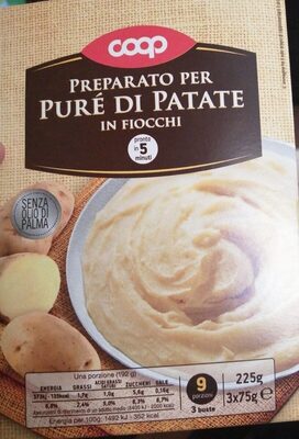 Preparato per purè di patate in fiocchi