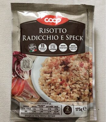 Risotto Radicchio e Speck