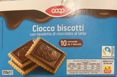 Ciocco biscotti front packaging
