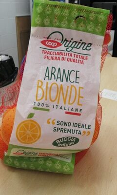 Arance bionde italiane