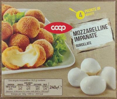 Mozzarelline Impanate Surgelate