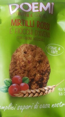 Biscotti mirtilli e avena