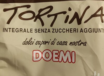 Tortina integrale senza zuccheri aggiunti