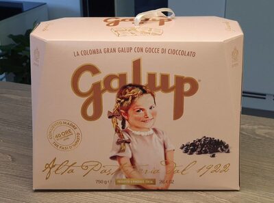 Colomba aux pépites de chocolat front packaging