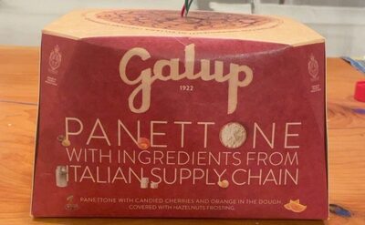 panettone arancia e ciliegie