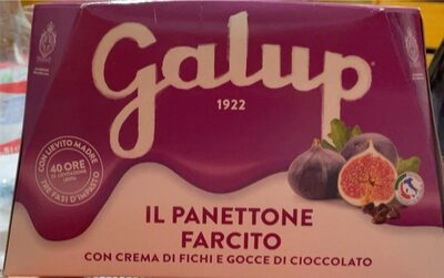 Galup il panettone farcito front packaging