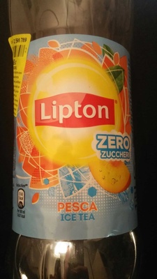 Lipton zero pesca front packaging
