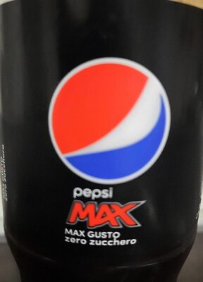 Pepsi max zero zuccheri front packaging