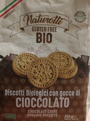 Biscotti Biologici con gocce di cioccolato