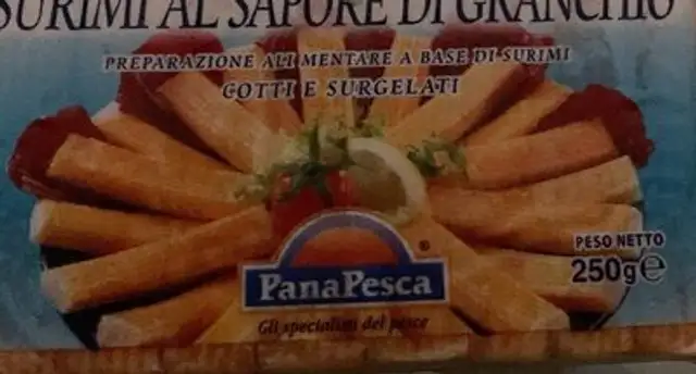 Surimi al sapore di granchio front packaging