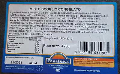 Misto scoglio congelato