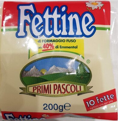 Fettine di formaggio fuso
