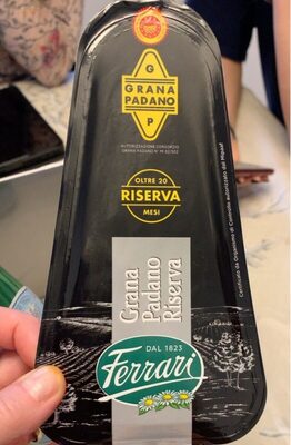 Grana padano front packaging