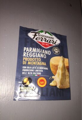 Parmigiano regiano front packaging