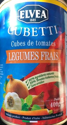 Cubetti Cubes de tomates legumes frais
