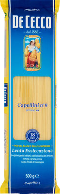 Capellini n° 9 front packaging