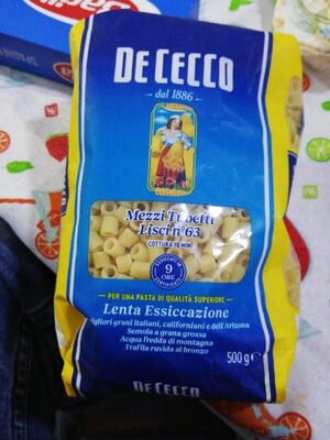 Mezzi Tubetti No 63 500G