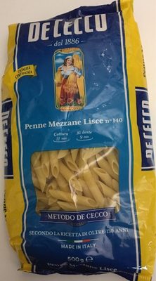 Penne Mezzane Lisce