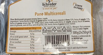Pane multicereali