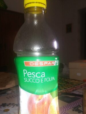 Pesca succo e polpa front packaging