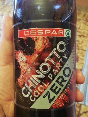 Chinotto cool party zero front packaging