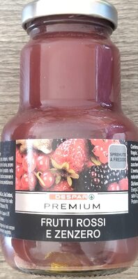 Succo di frutti rossi e zenzero