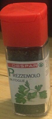 Prezzemolo in foglie front packaging