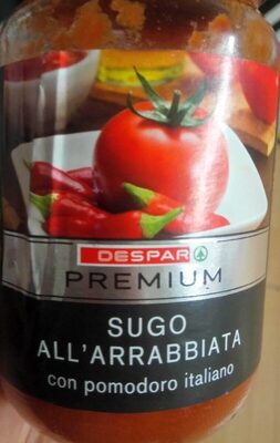 Sugo all'arrabbiata front packaging