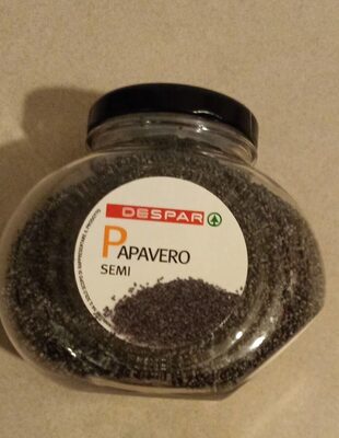 Semi di papavero essiccati front packaging