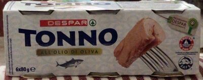 Tonno all'olio di oliva front packaging