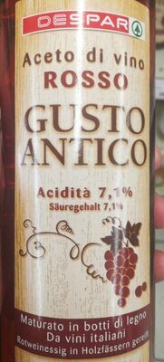 Aceto Vino Rosso Gusto Antico