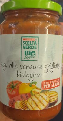 Sugo alle verdure grigliate biologiche