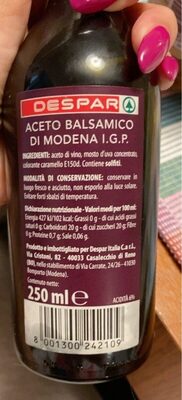 aceto balsamico di modena front packaging